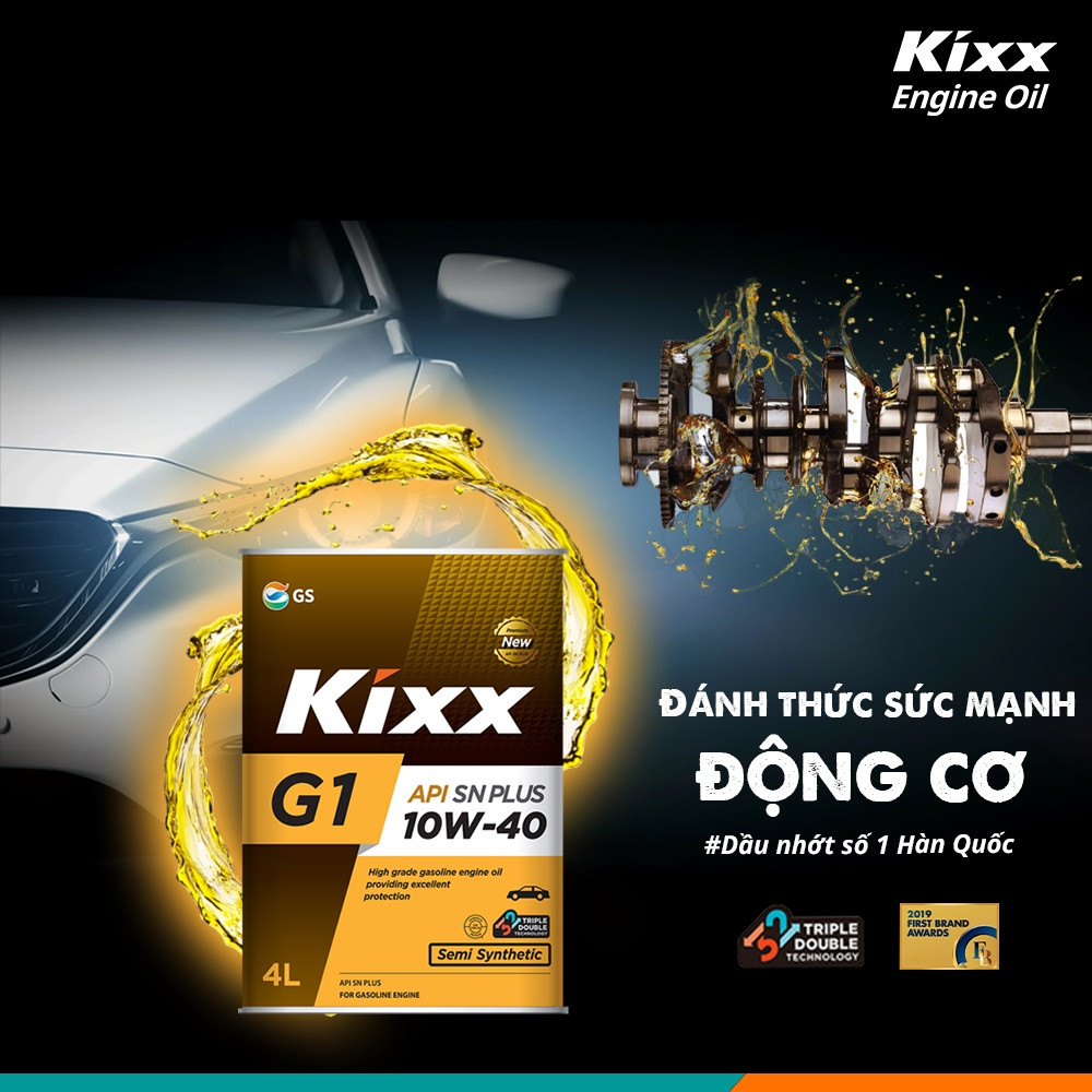 Dầu Nhớt KIXX G1 SP 5W-30 | 10W-40 4 Lít Hàng Chính Hãng