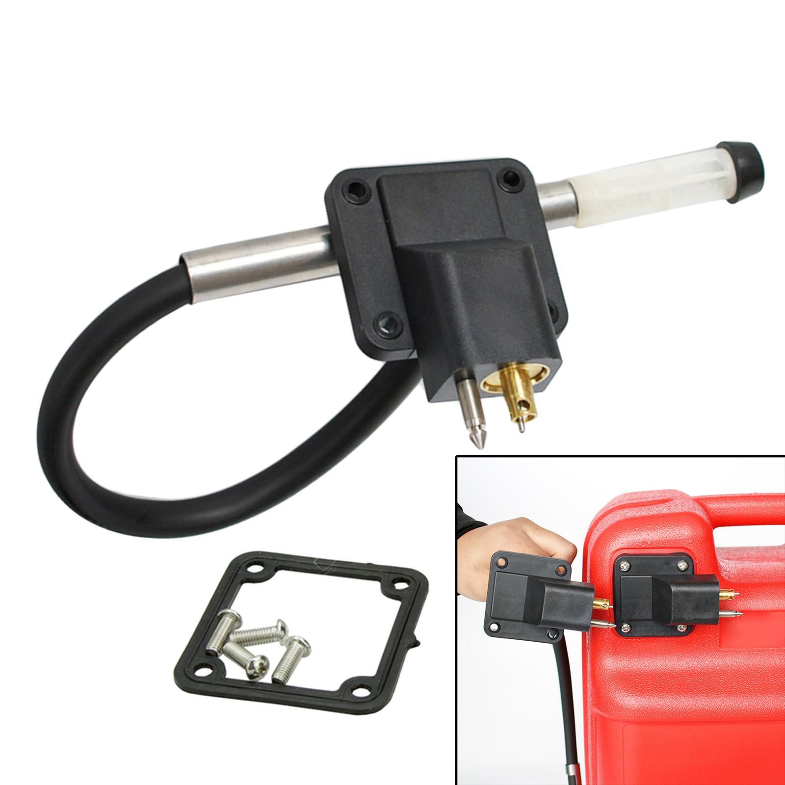 Boat Fuel Tank Connector with Fuel Meter Replaces Fit for Outboard Engine