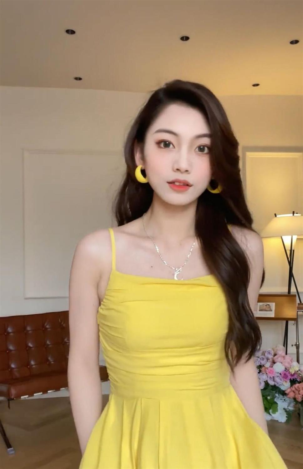 TOBE1SHOP Tea Break French Sling Dress 2023 Mùa hè bờ biển nghỉ mát thắt lưng có vẻ gầy màu vàng một chữ đầm dài
