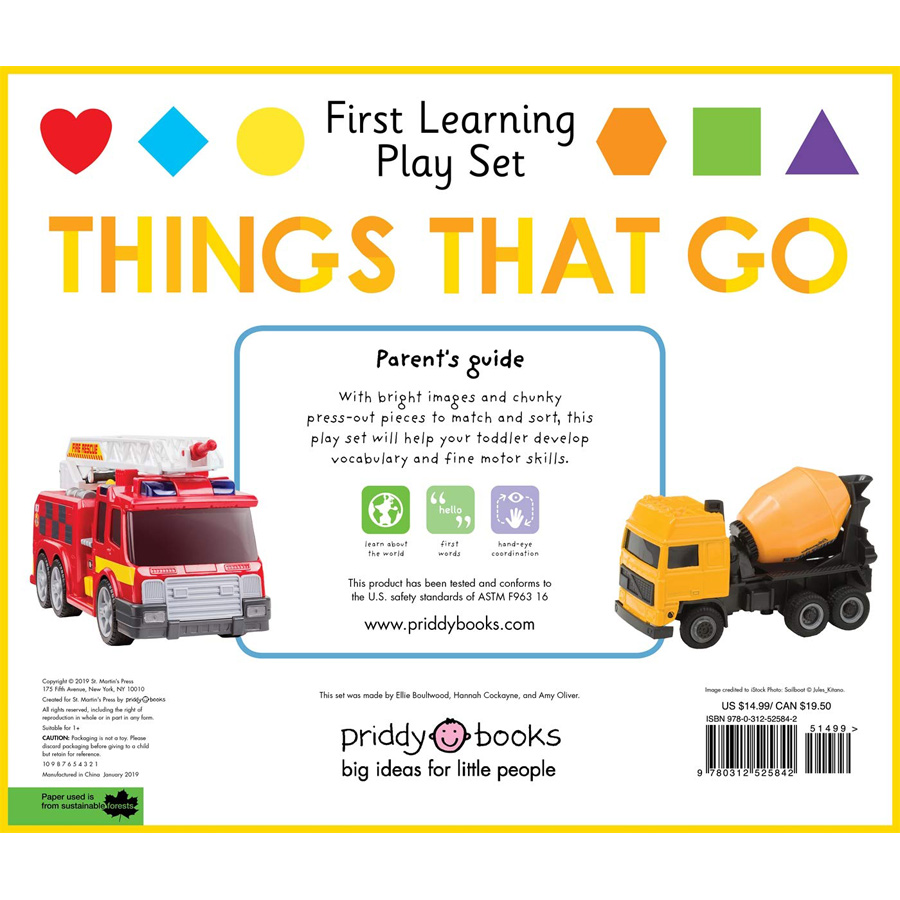 First Learning Play Set: Things That Go (Priddy Books)