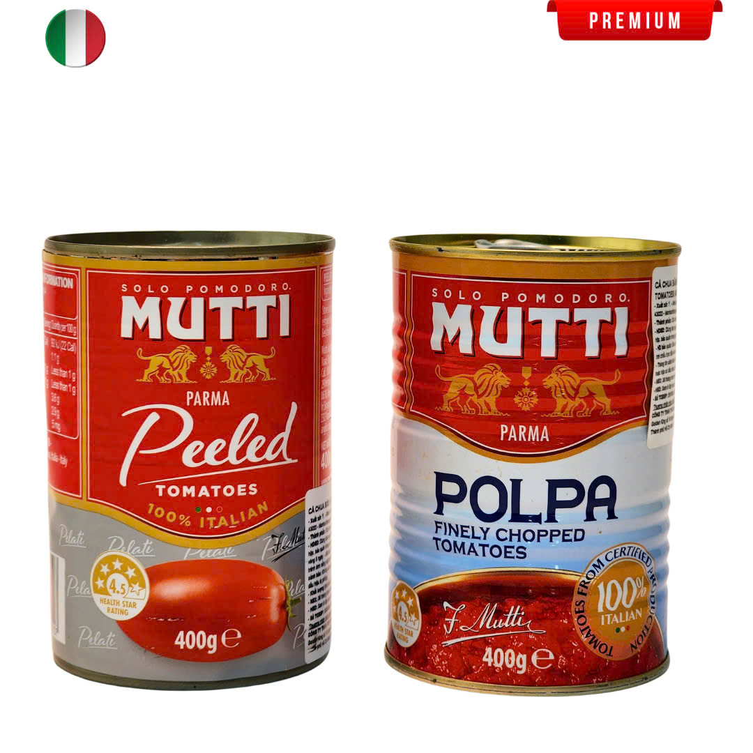 Cà chua xay nhuyễn Polpa Chopped Tomatoes 400g- Mutti