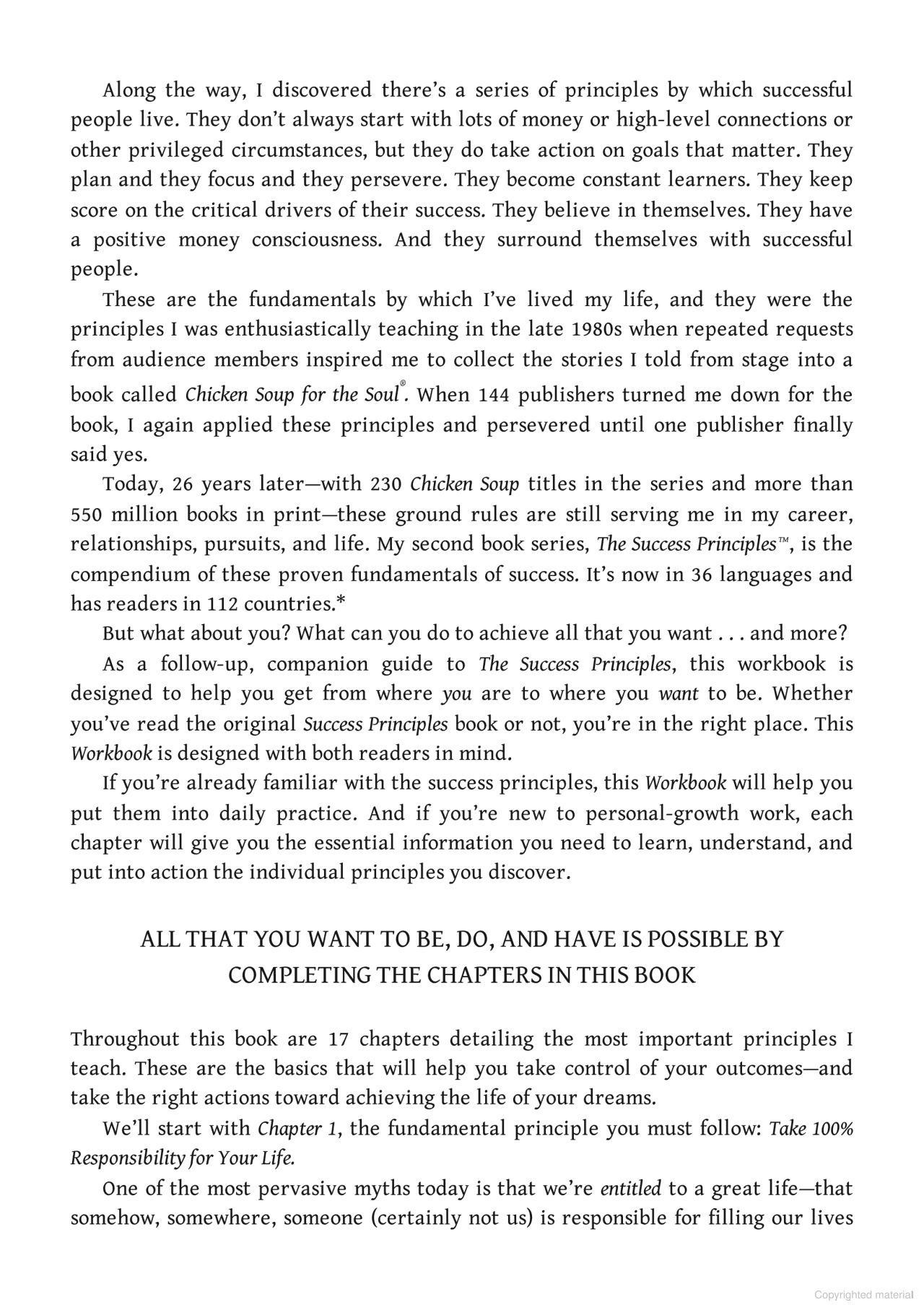 Sách ngoại văn: The Success Principles Workbook