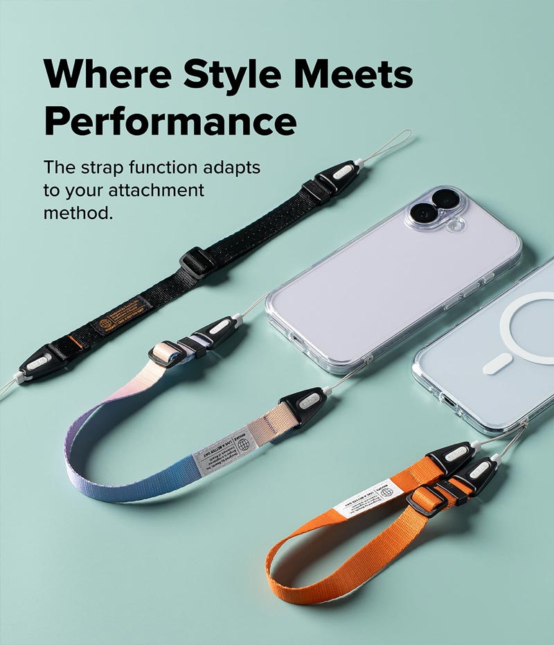 Dây đeo RINGKE Dual Hand Slim Strap - Hàng Chính Hãng