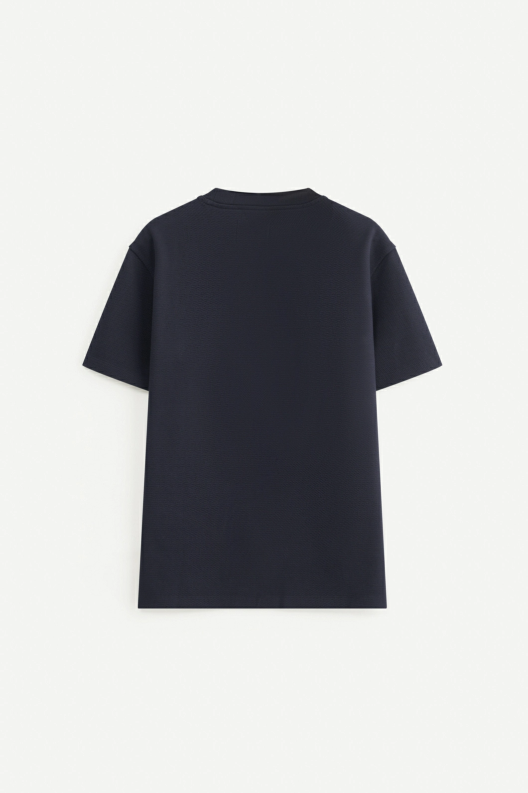 Áo Thun Nam Premium ROUTINE Tay Ngắn Texture Trơn Form Fitted - 10S24TSS042P | LASTORE MENSWEAR