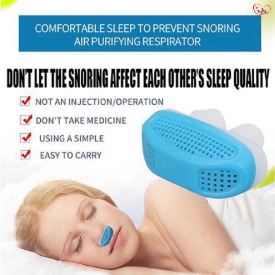 Dụng Cụ Chống Ngủ Ngáy Và Lọc Khí 2 in 1 - Hỗ Trợ Ngáy Ngủ Chống Ngáy Hiệu Quả