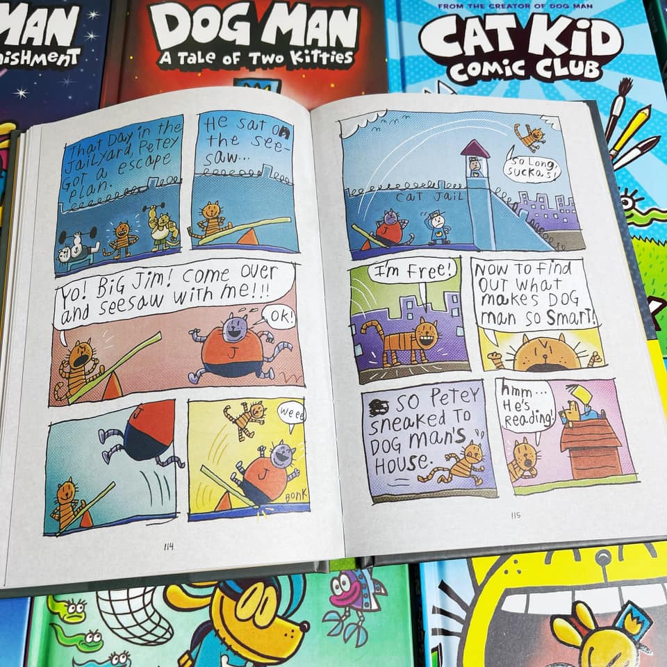 Dog Man | 14 cuốn + AUDIO - Bản bìa cứng | Bản nhập khẩu
