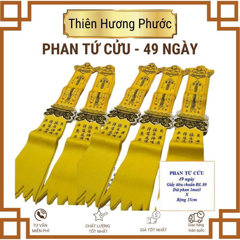 Phù trấn trạch ngũ phương 5 màu giấy cúng loại đẹp