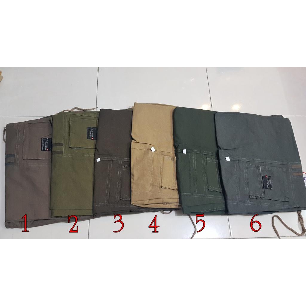 Quần Short Nam Kaki Túi Hộp Lưng Thun Co Giãn From Rộng Thoải Mái Trung Niên SUNMEN Size Từ 28 - 36