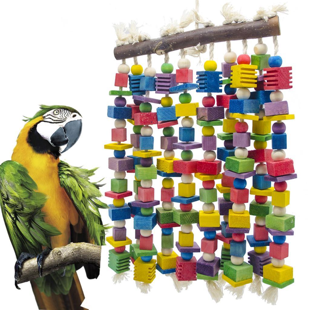 Bird Bite Chew Toy Parrot Cage Hanging Toys For Bird Budgie Pigeon Finch