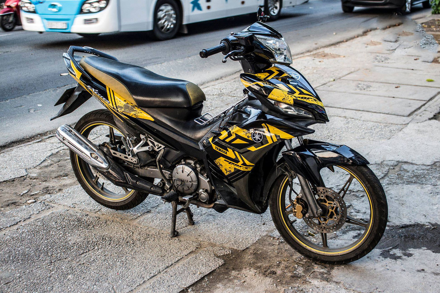 [Tem đẹp xịn] Tem trùm Exciter 135 Yellow Army