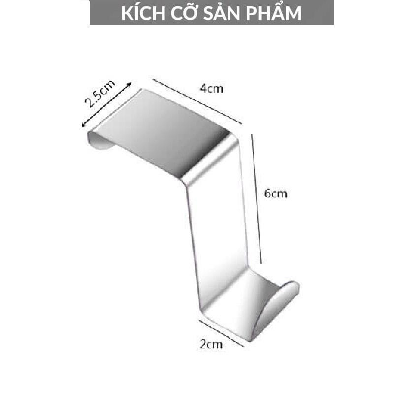 Móc Gài Inox Treo Đồ Hình Chữ Z, Gắn Sau Cánh Cửa Tủ, Cửa Nhà Tắm, Nhà Bếp Treo Đồ Đa Năng, Tiện Dụng, Sử Dụng Dễ Dàng. TakyHome 2016