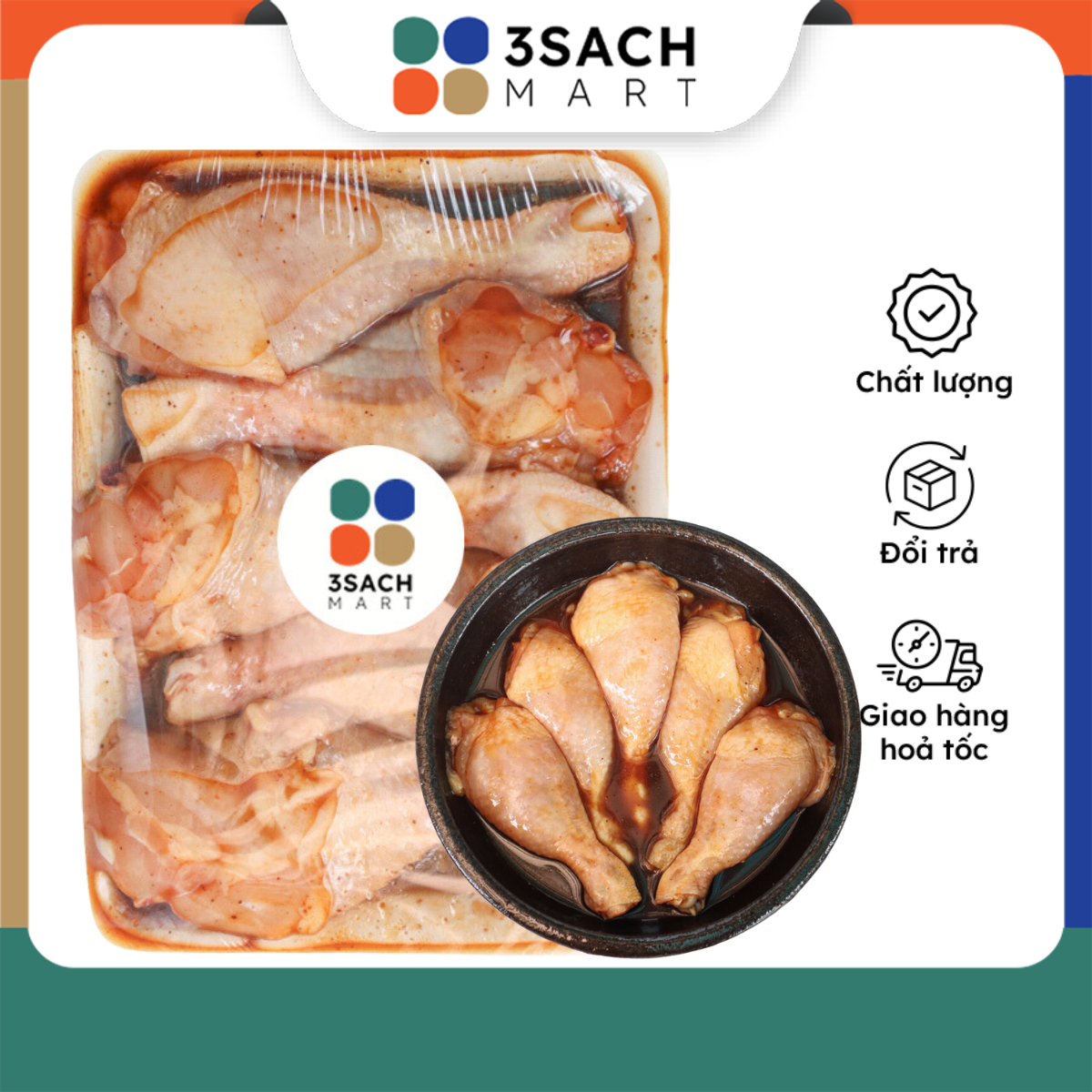 Đùi Gà Ướp BBQ