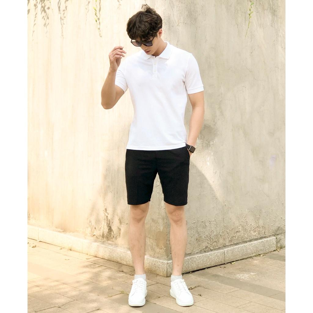 Quần Short Tây Nam Màu Đen BY COTTON Black Short Trouser 2.0