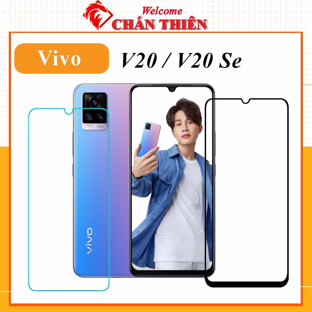 Kính Cường Lực Dành Cho Vivo V20 V20se Full màn hình 9D và Trong suốt 21H Độ cứng 9H Cảm ứng mượt mà