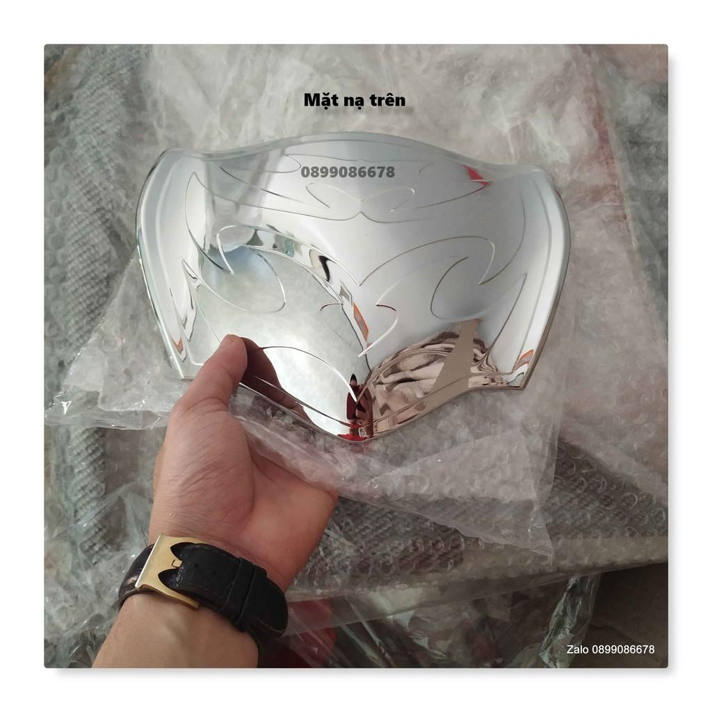 Ốp mặt nạ, mão trên Dành Cho Honda SH 2020, 2021, 2022 - Crom, Chrome - Phụ kiện đồ chơi, ốp trang trí, bảo vệ Honda SH