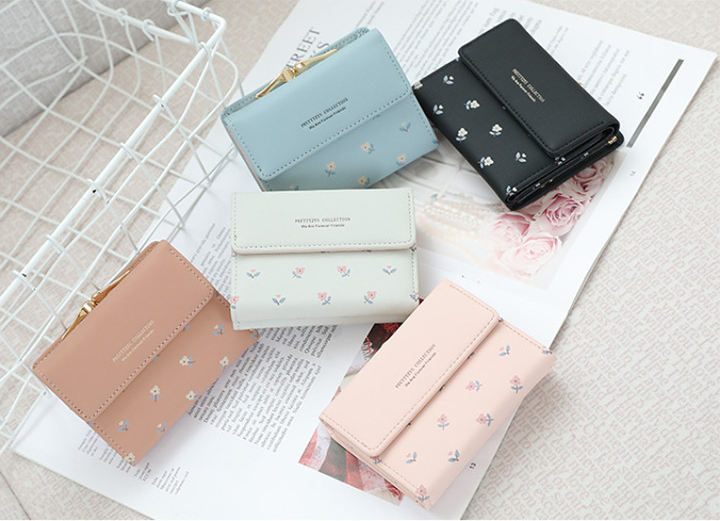 Ví Nữ Cầm Tay V07 Thời Trang Nhỏ Gọn Mini Đẹp Chất Lượng Tốt