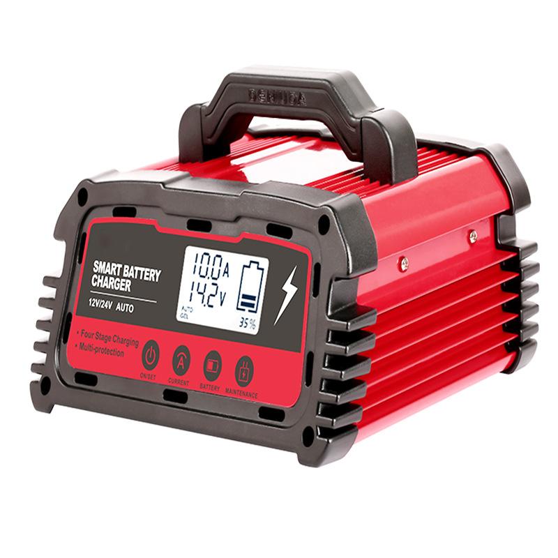 Khuyến mại ắc quy ô tô bộ sạc thông minh hoàn toàn tự động ô tô 24v ắc quy ô tô axit chì nguồn sạc thông minh