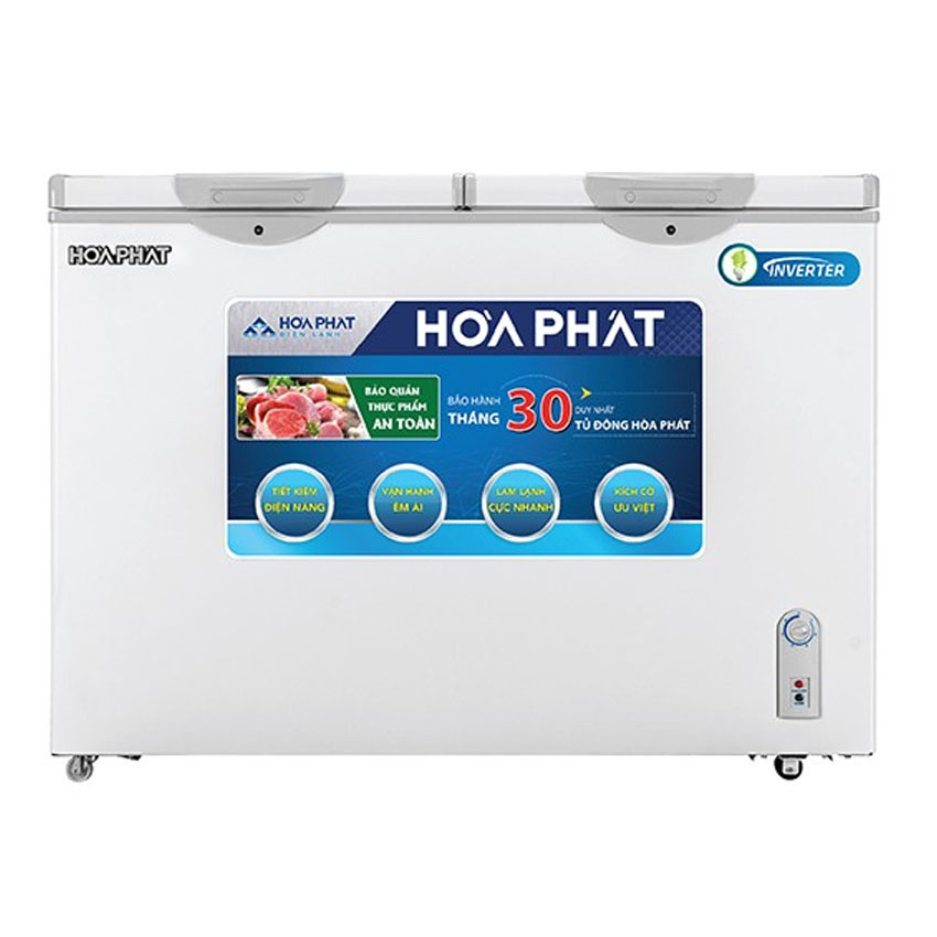 TỦ ĐÔNG MÁT INVERTER HÒA PHÁT 270 LÍT HCFI-656S2Đ2 ĐỒNG