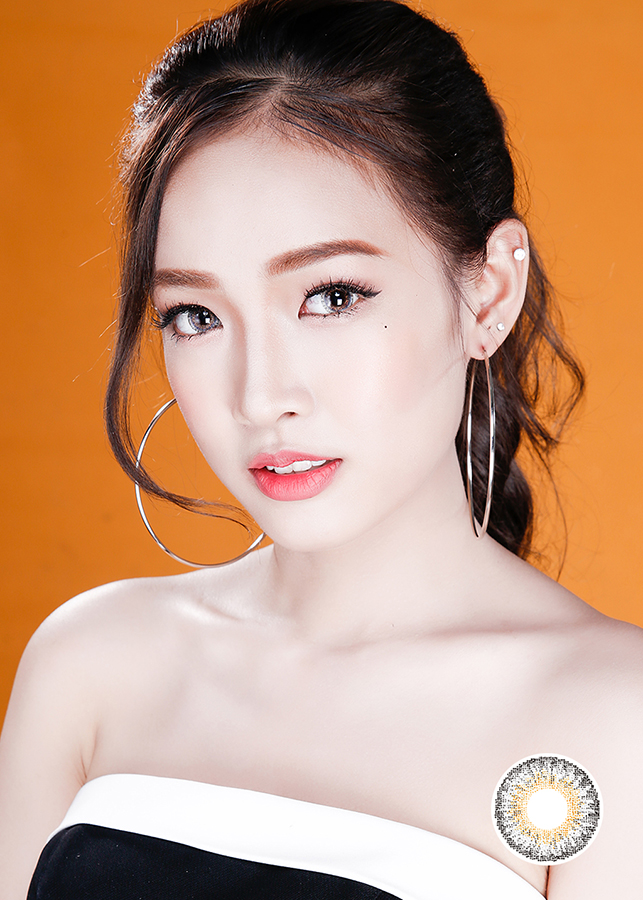 Kính Áp Tròng Dùng 1 Tháng Eye Secret KM1T - Saigon Grey