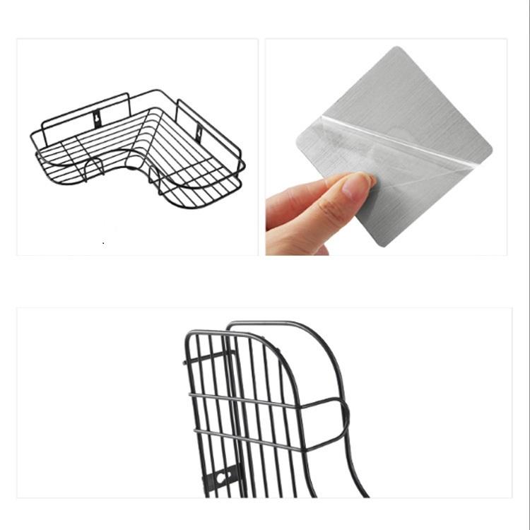 Kệ SắT Chữ V ChịU LựC Siêu ChắC Để Đồ DùNg PhòNg TắM GắN GóC TườNg Cao CấP - Vận Chuyển Miễn Phí Toàn Quốc