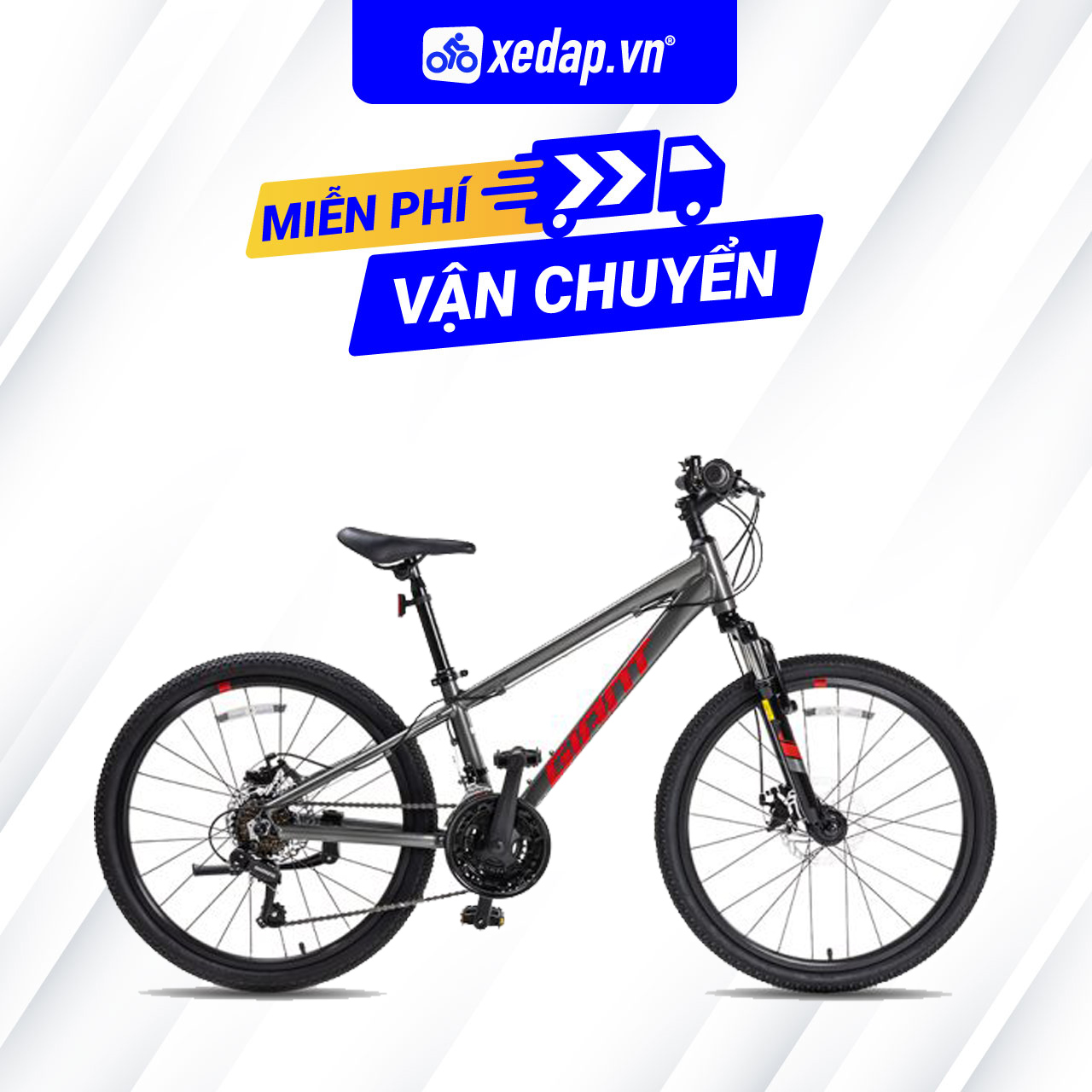 Xe Đạp Địa Hình MTB GIANT ATX 610 – Phanh Đĩa, Bánh 24 Inches – 2023