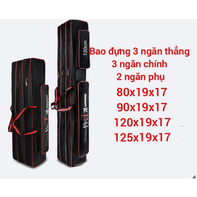 Bao Đựng Cần 3 Ngăn Kèm 2 Túi Phụ Chất Liệu Chống Thấm Nước