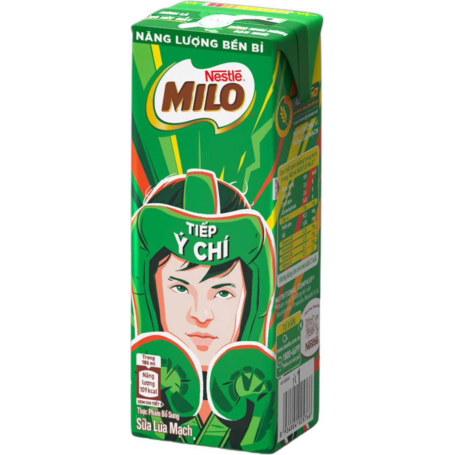 Thùng 48 Hộp Sữa Nestlé MILO Nước (180ml / Hộp)