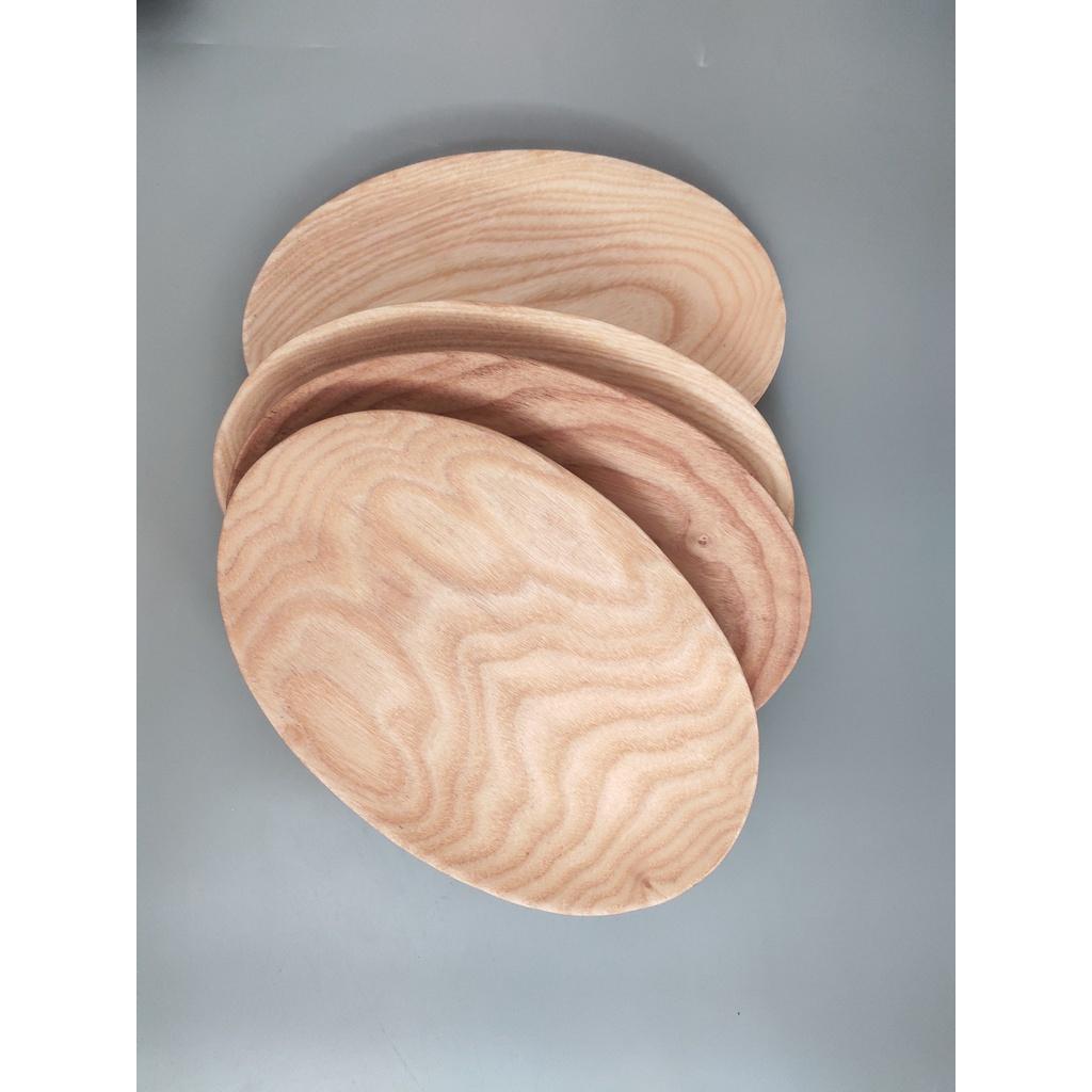 Đĩa Gỗ Tần Bì Cỡ Chiều Dài Hơn 21cm Đa Dụng Cho Gia Đình