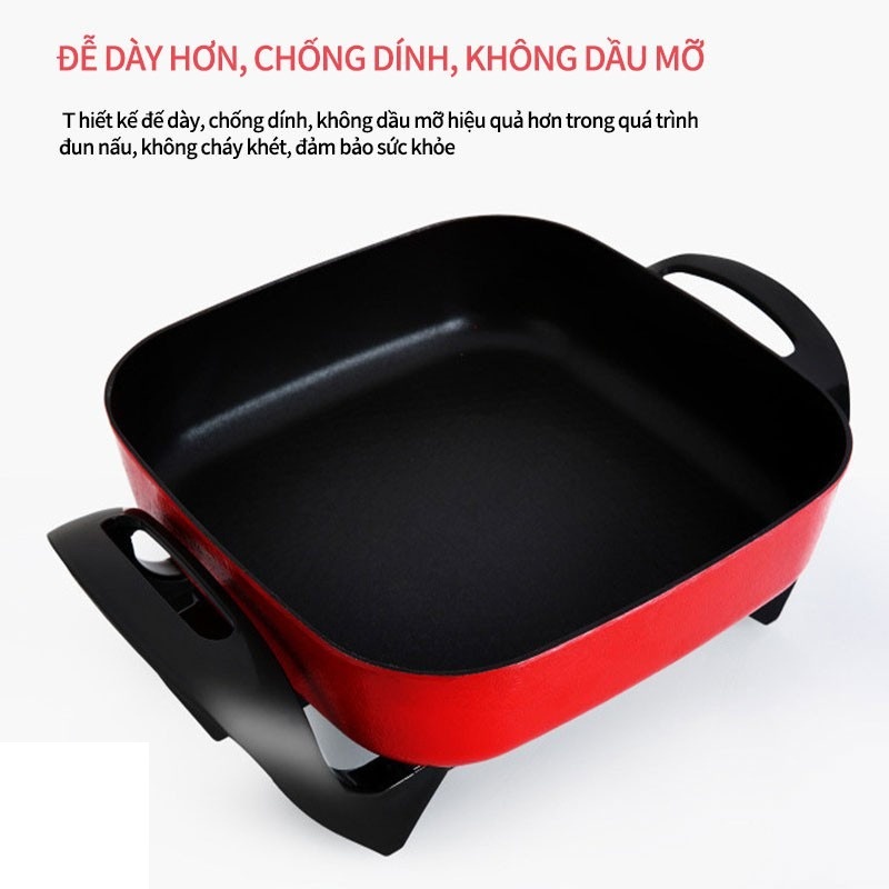 Nồi Chảo Lẩu Điện Đa Năng FUJIKA FJ-EP3615 - Hàng Chính Hãng