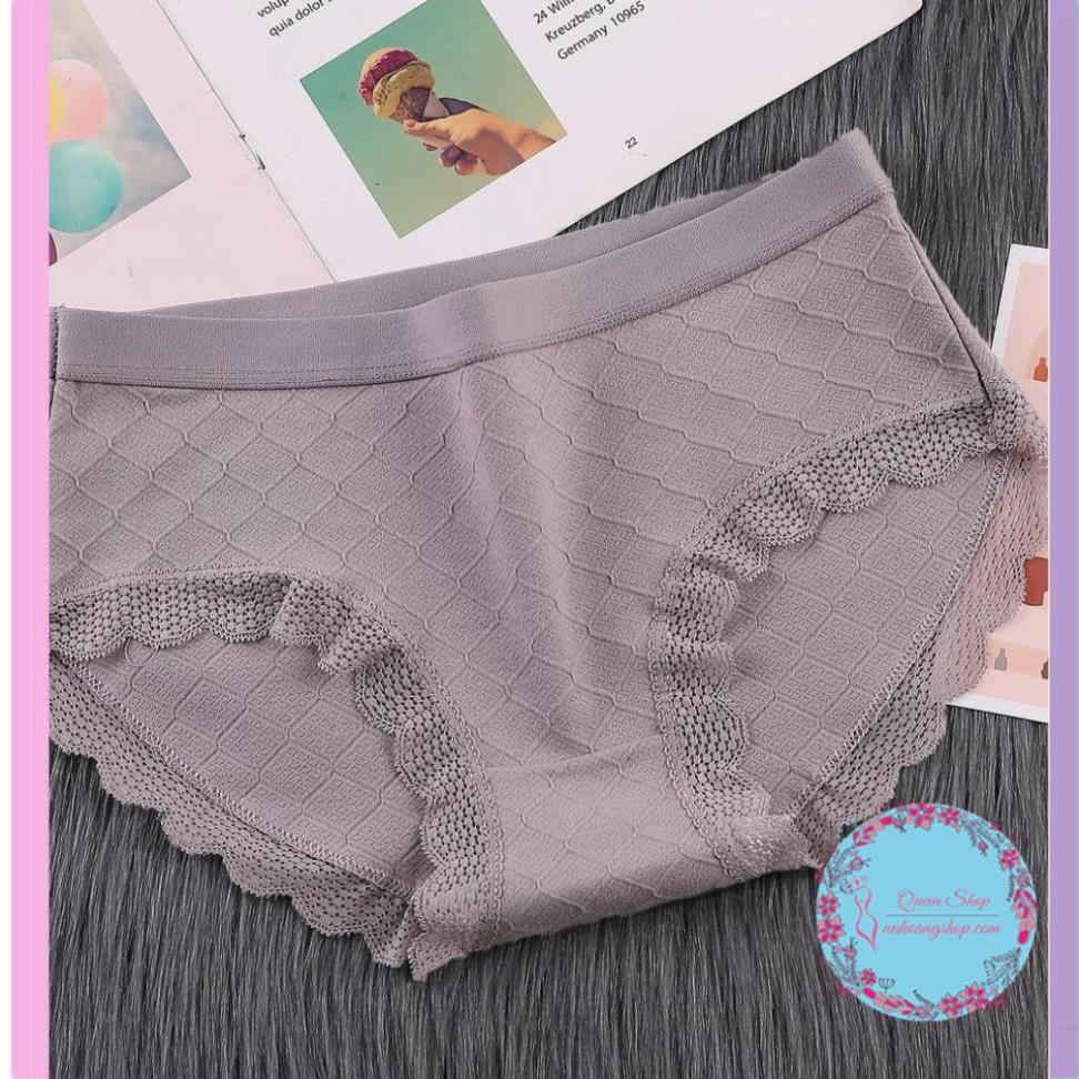 Quần lót nữ Cotton Ép - QUẦN LÓT COTTON KHÁNG KHUẨN THOÁNG MÁT TÔN DÁNG DL111