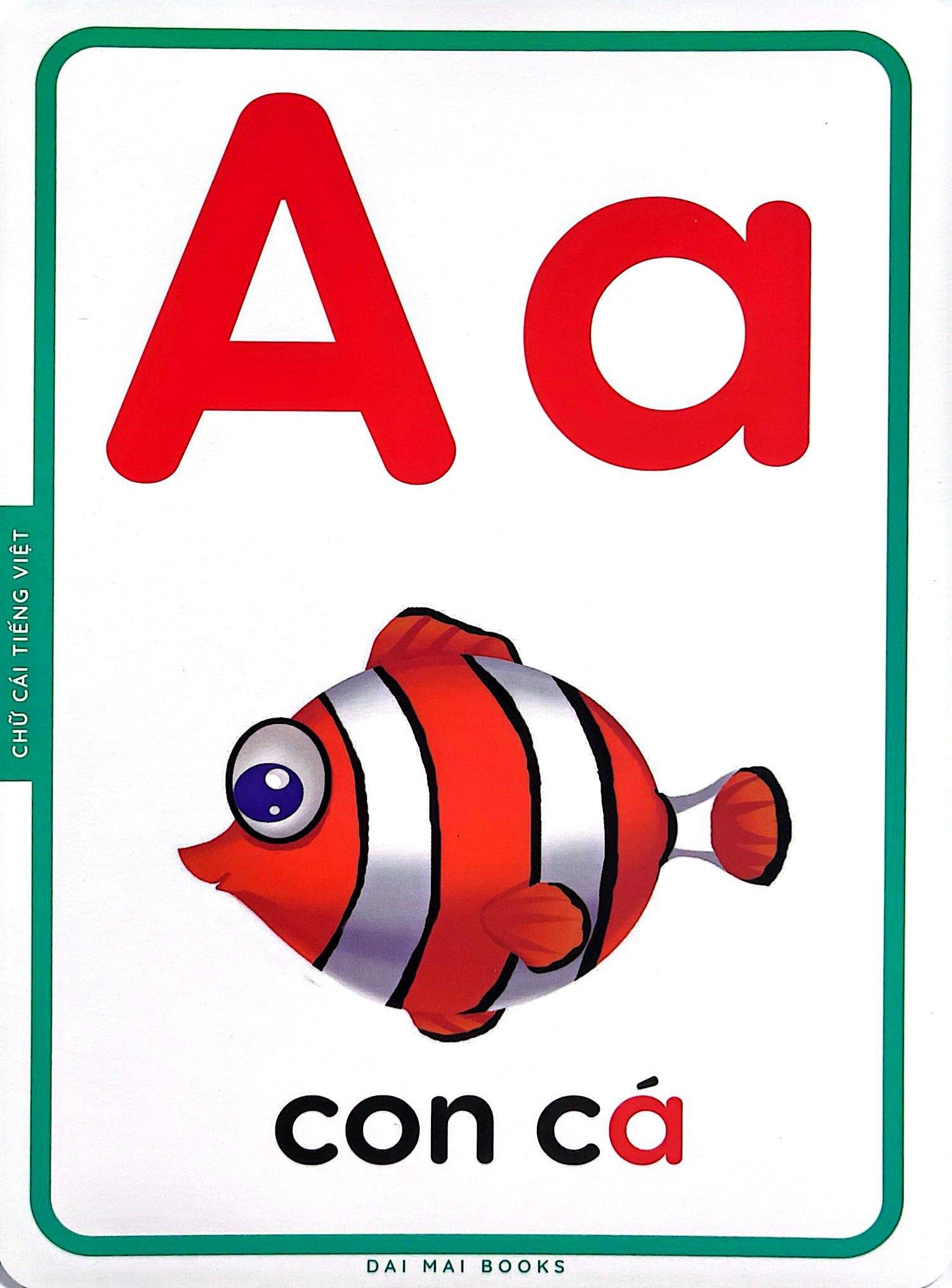 Sách - Flash Card - Thẻ Học Thông Minh Theo Phương Pháp Giáo Dục Sớm Glenn Doman - Chữ Cái Và Chữ Ghép Tiếng Việt