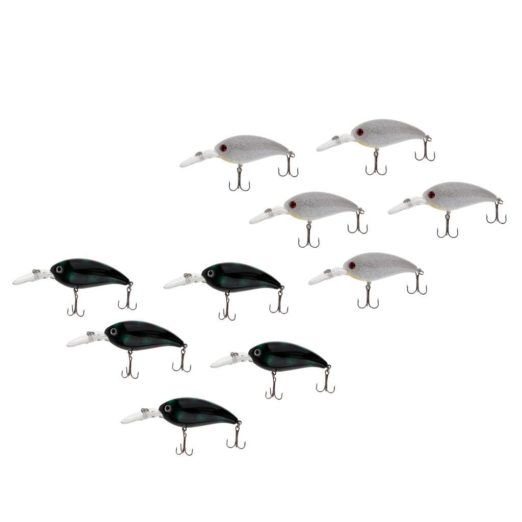 5pcs Minnow Fishing Lures, 3D Eyes Artificial Hard Bait, for Saltwater Freshwater