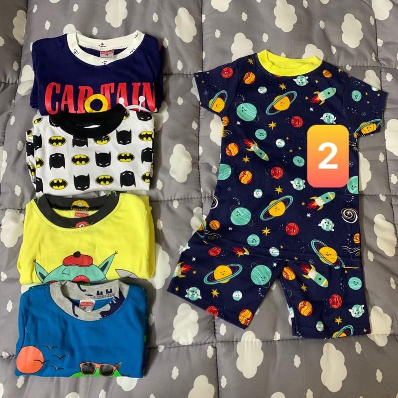 set bộ mặc hè bé trai siêu cute chất thun borip mịn mềm thấm hút mồ hôi