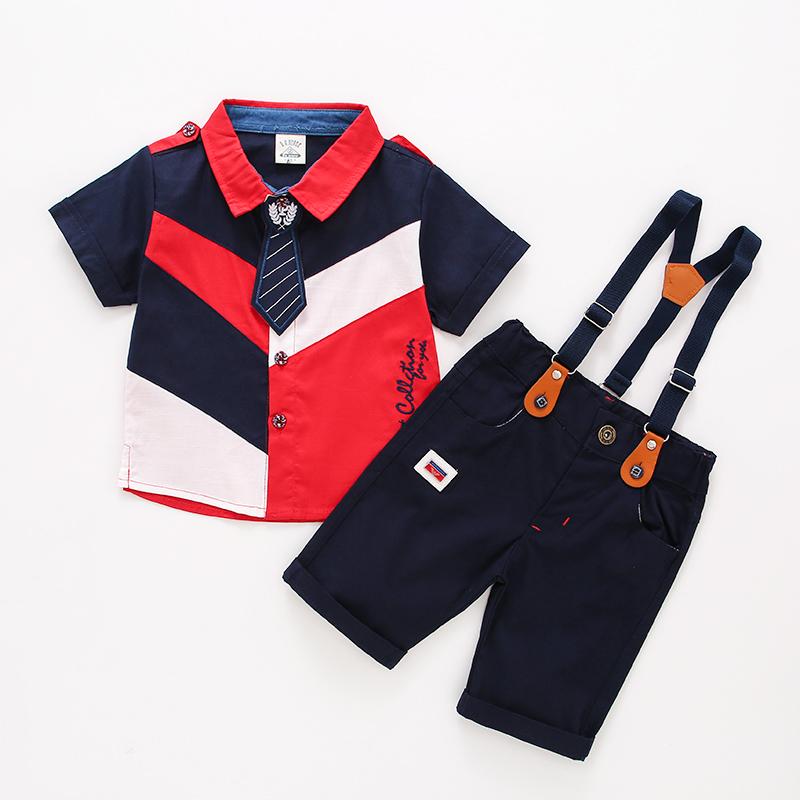 Thiết Kế Mới Nhất Cho Bé Bé Trai Quý Ông Quần Áo Bộ Treo Áo Tay Và Quần Mùa Hè Quần Áo Tiệc Cưới Trang Phục Thường Nhật Chính Thức Quần Áo