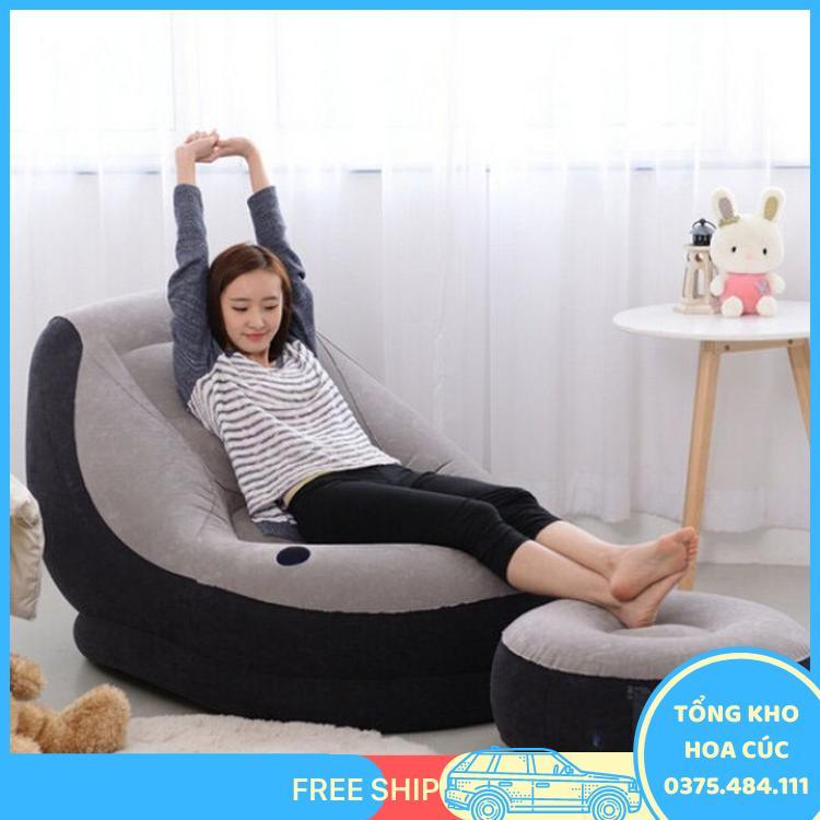 Ghế Hơi Tựa Lưng Cao Cấp + Tặng Kèm Bơm Điện 2 Chiều - Vận Chuyển Miễn Phí Toàn Quốc