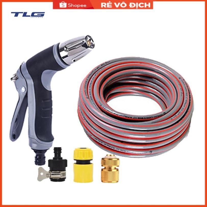 Bộ dây và vòi xịt rửa xe tưới cây tăng áp 15M 206817