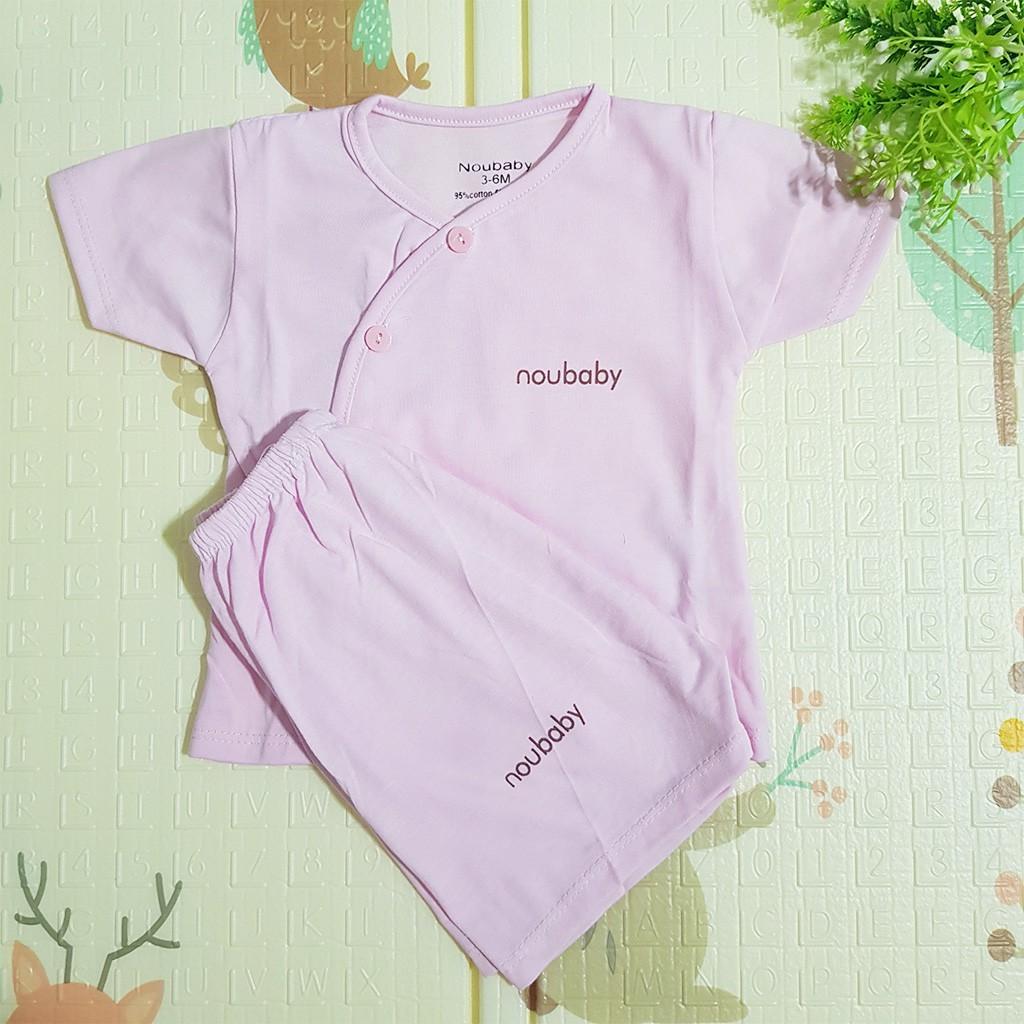 Bộ cộc tay NOUBABY cotton đẹp cho bé trai bé gái