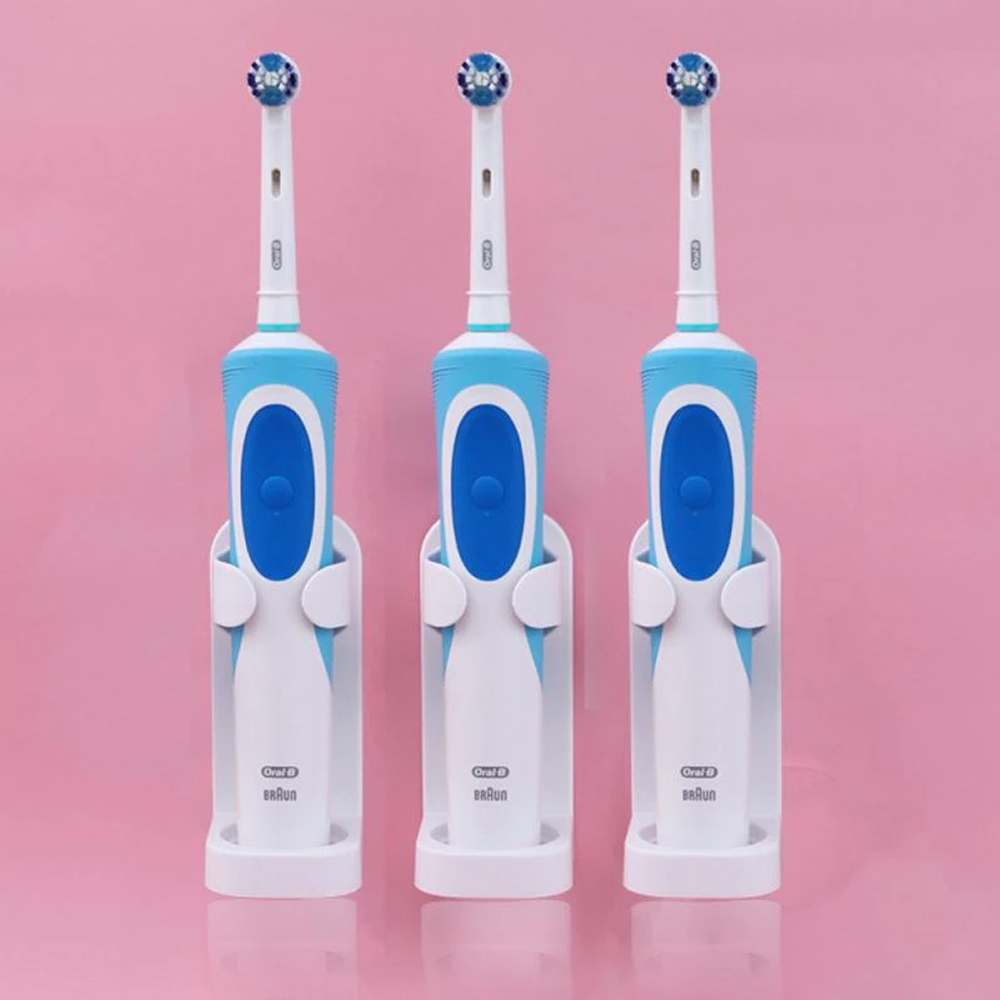 Giá treo kẹp máy đánh răng điện và máy cạo râu dùng miếng dính tường, cho các loại máy Oral B, Philips, Panasonic, Xiaomi… MIHOCO