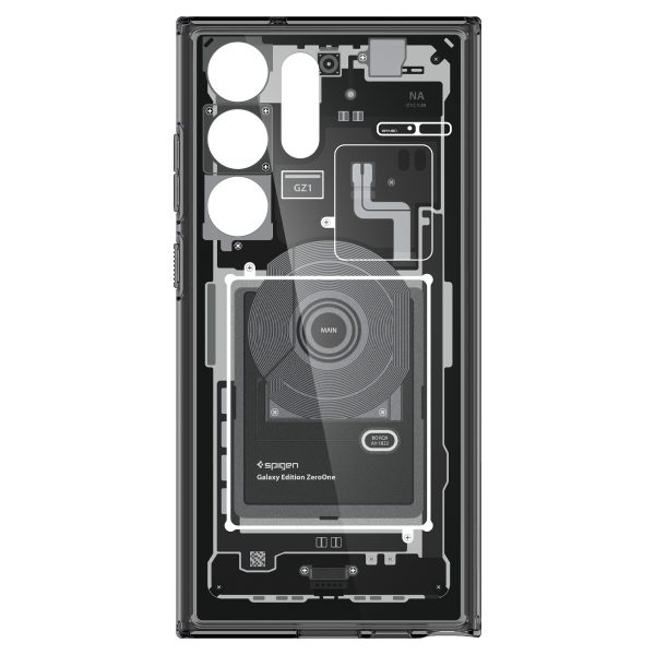 Ốp lưng Spigen Ultra Hybrid Zero One cho Samsung S23 Ultra - Thiết kế đặt biệt, chống sốc, chống bẩn, viền camera cao - Hàng chính hãng