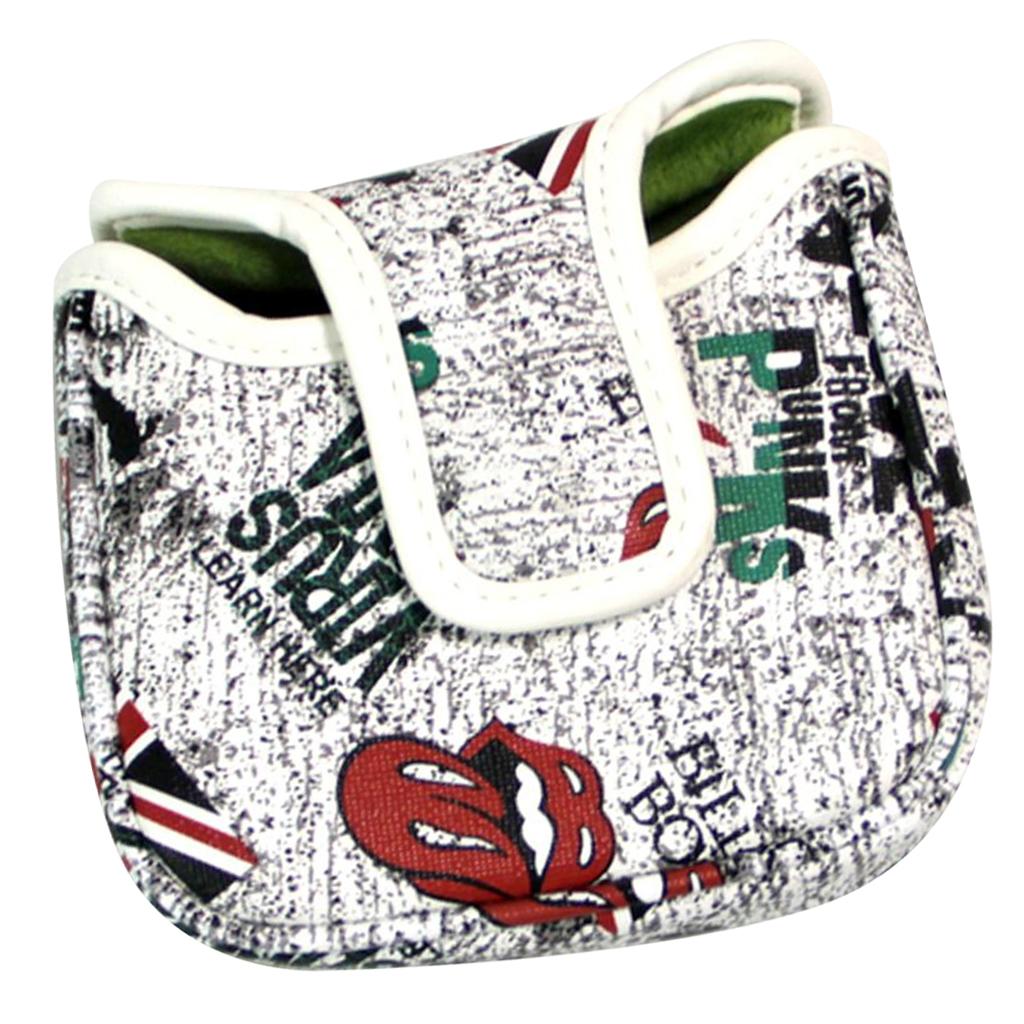 Golf Putter Head Cover Golf Mallet Headcover Protector Square Sleeve