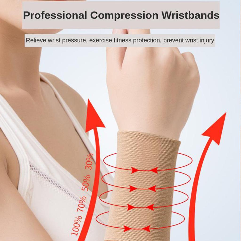 2xSport Wrist Band Gym Fitness Compression Wrist Brace M Normal Skin-Wrist