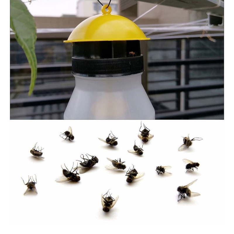 Bộ 4 Thuốc bẫy Ruồi vàng BR-TH, Thuốc dẫn dụ Ruồi Muỗi Ong, Thuốc hấp dẫn côn trùng