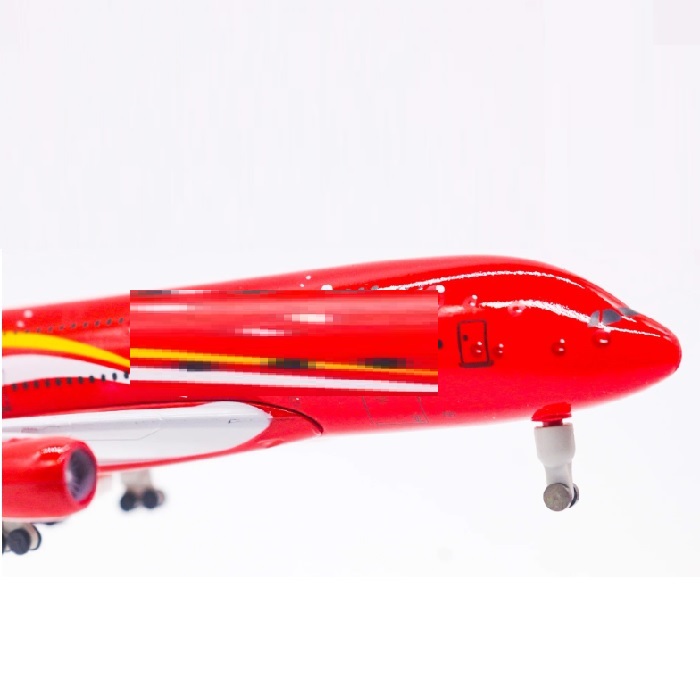 Mô hình máy bay tĩnh A380 C.o.c.a C.o.l.a 20cm có bánh xe
