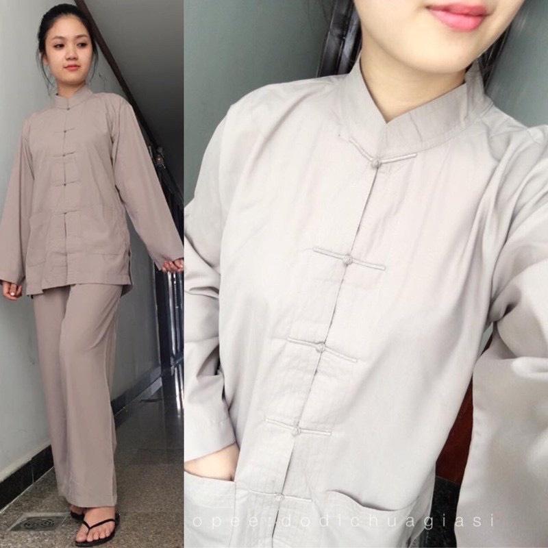 ĐỒ LAM ĐI CHÙA Lãnh Tụ Cổ Tàu Không Thêu