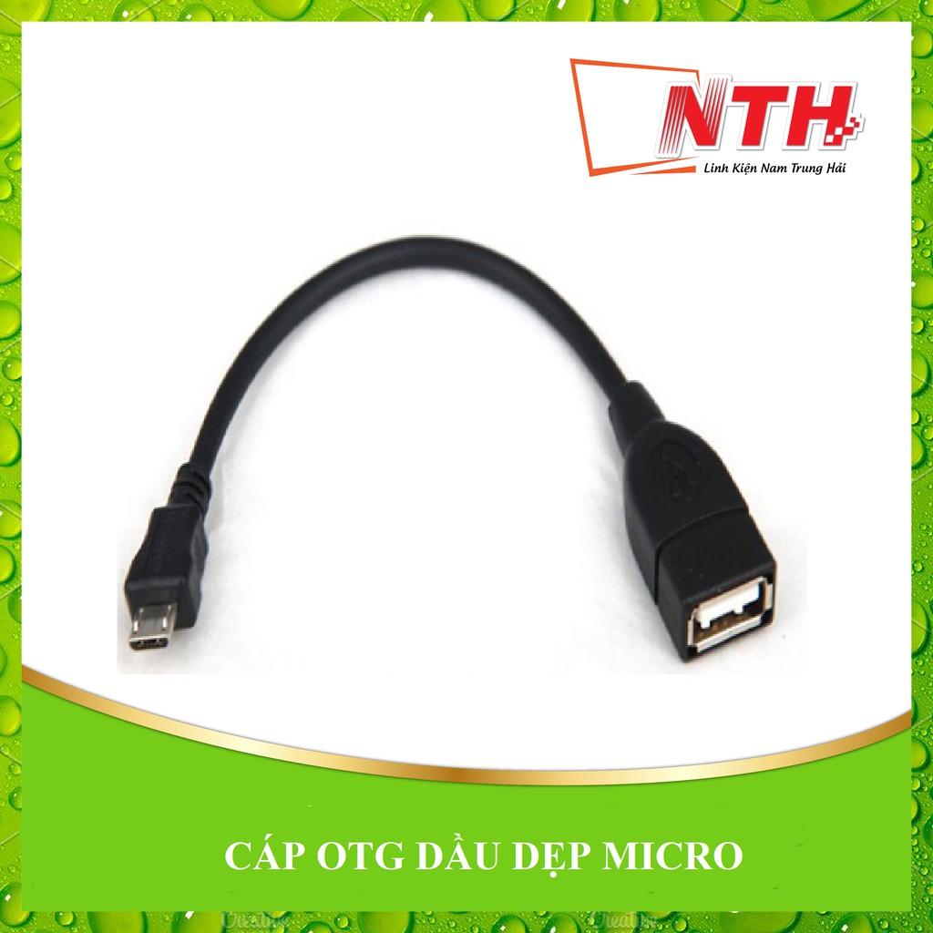 CÁP OTG DẦU DẸP MICRO LOẠI TỐT