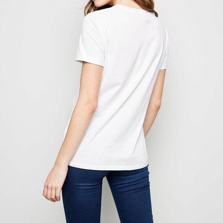 Áo Thun Trơn Màu Trắng Chất Cotton Cổ Tròn Tay Ngắn Đẹp