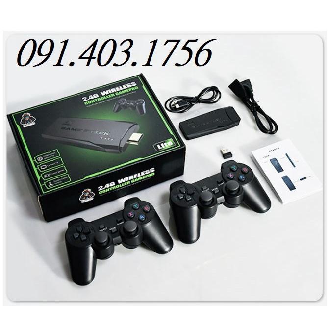 Máy Chơi Game Stick 4K HDMI không dây tải thêm pes1-2020, 2022, bóng đá nhật 3, rồng đen mortal kombat