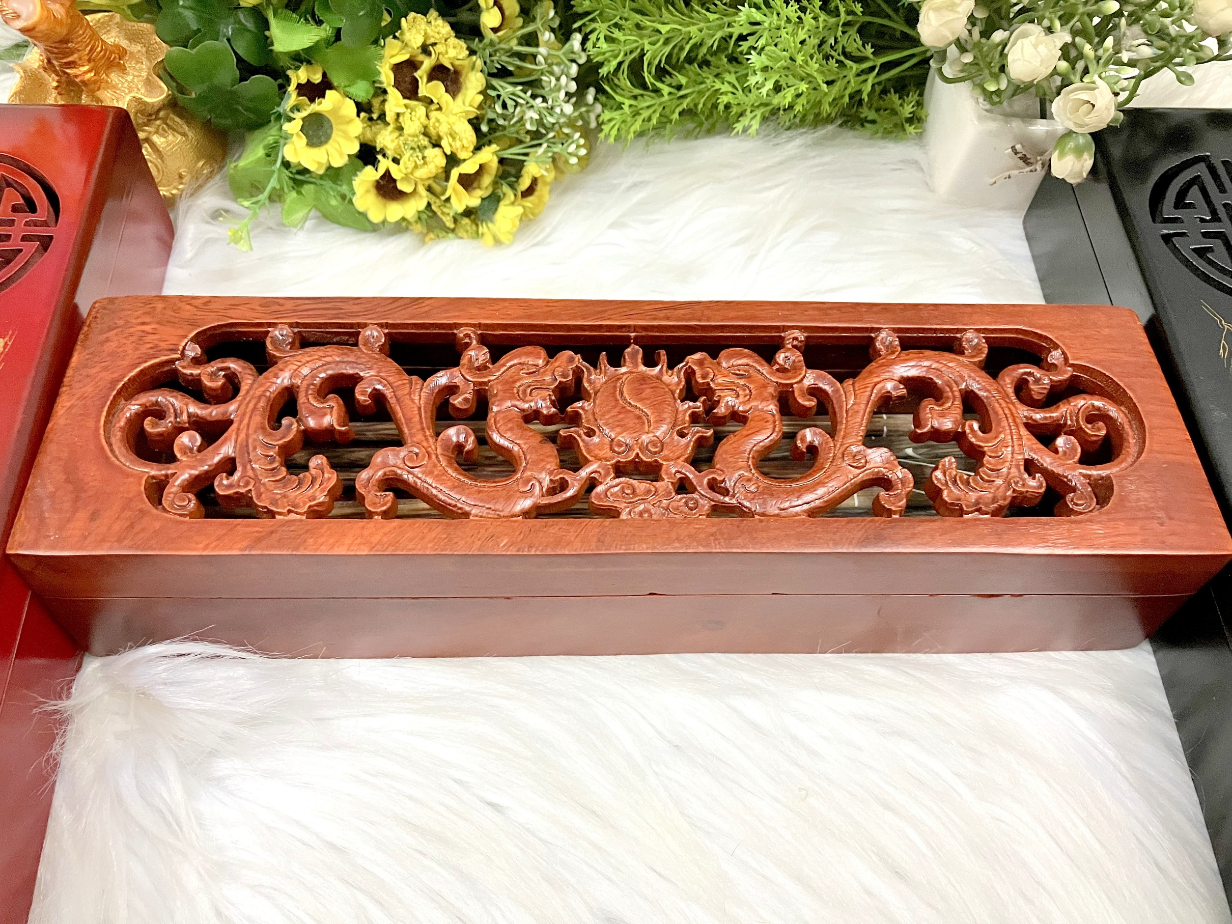 Hộp Gỗ Đựng Đũa Sang Trong Cao Cấp