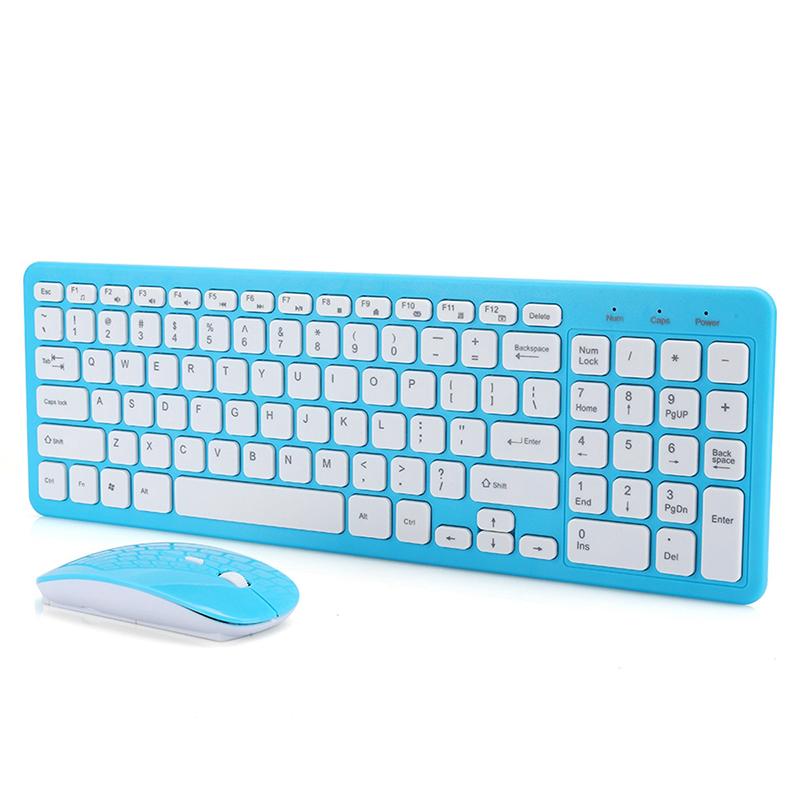 Bộ Bàn Phím Chuột Không Dây Văn Phòng Chơi Game 4 Phím Chuột 96 Phím Bàn Phím Dành Cho Máy Tính Xách Tay 3 Tốc Độ Micro USB đầu Thu