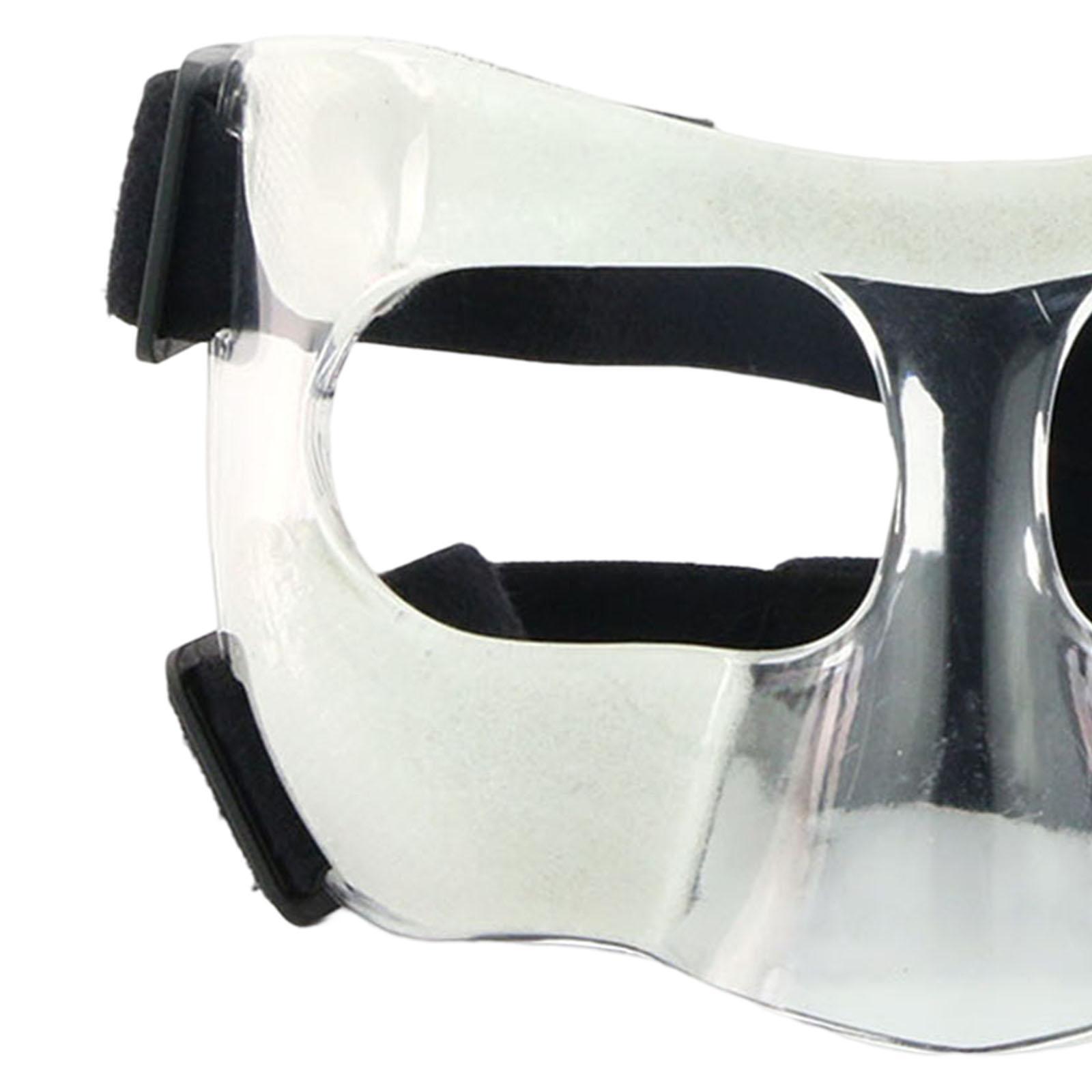 Basketball  Nose Guard , Lightweight Face Guard for Broken Nose, Durable Shatterproof Sport  Protective Face Cover